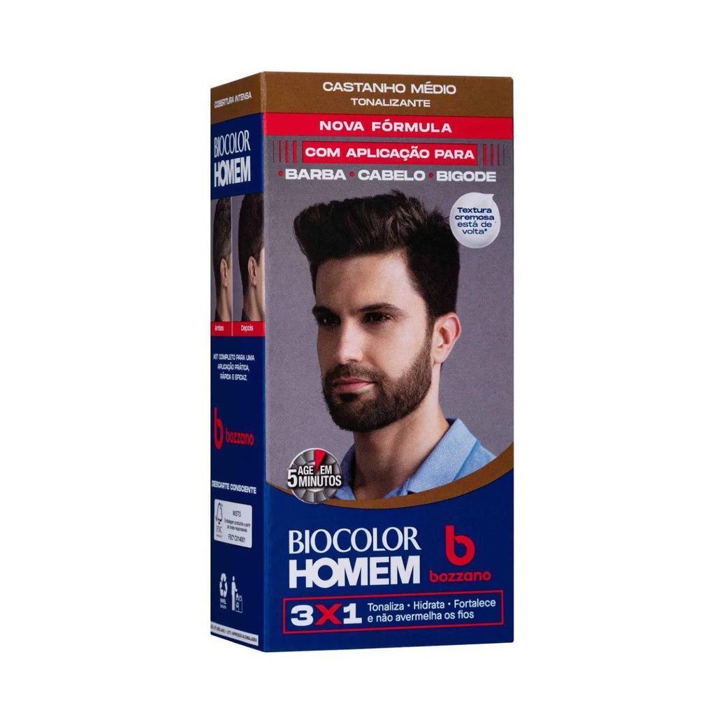 Coloraçao Beauty Color Men Preto - Kit C / 2un