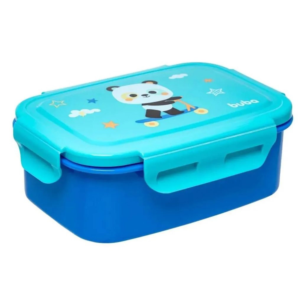 Bentô Box Inox Com Divisórias Zoo Panda Buba