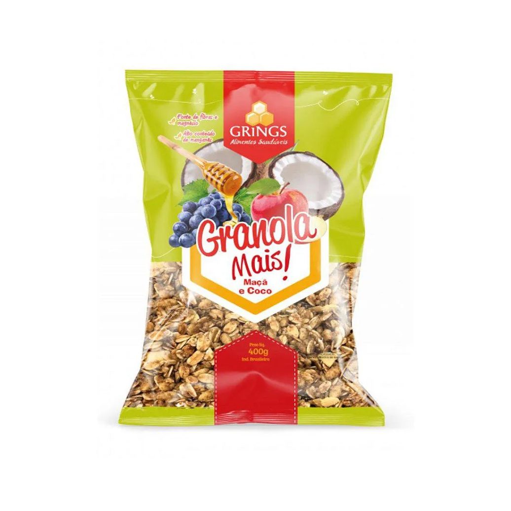 Granola Mais Maca E Coco 400g - Grings