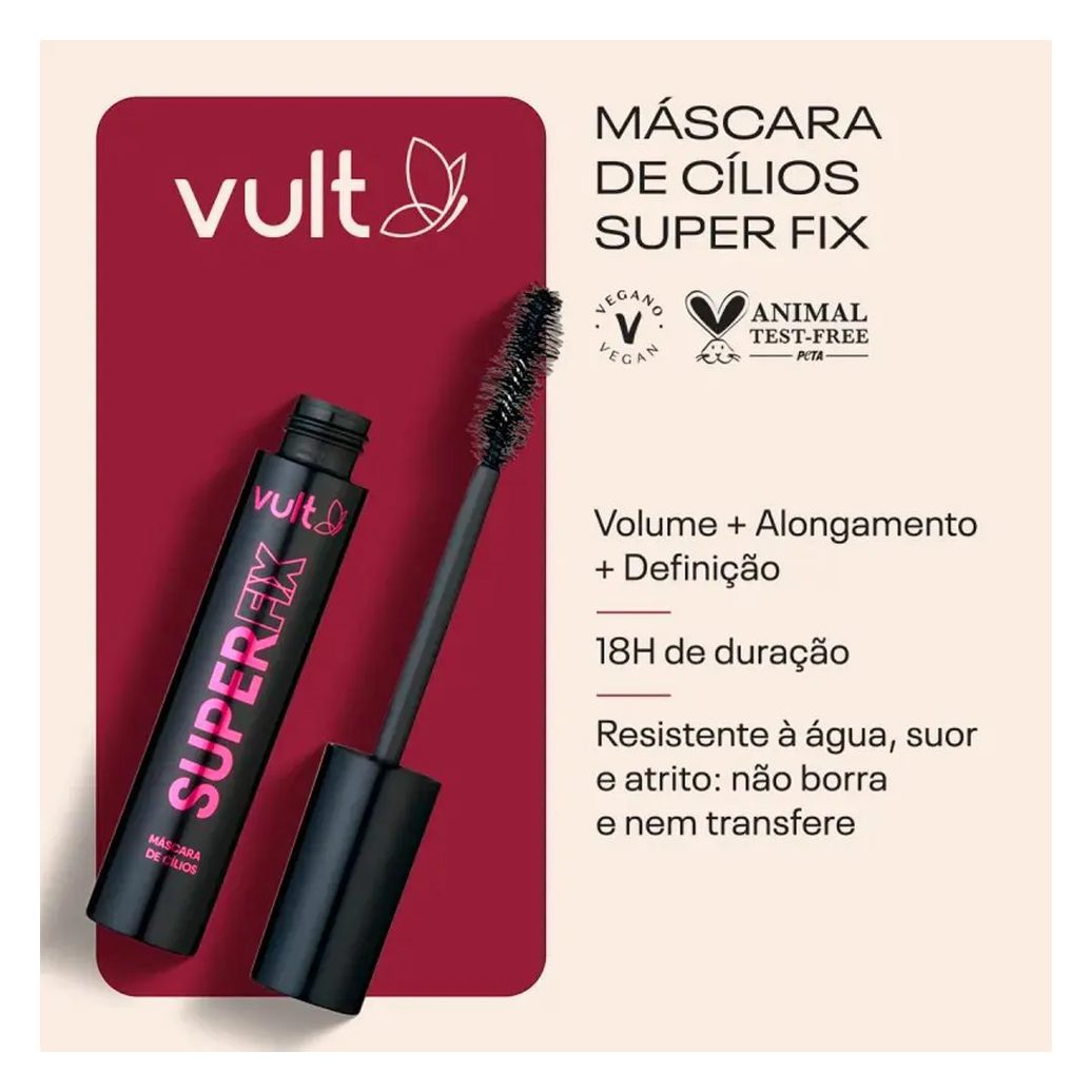 Vult Super Fix Mascara De Cilios 10g