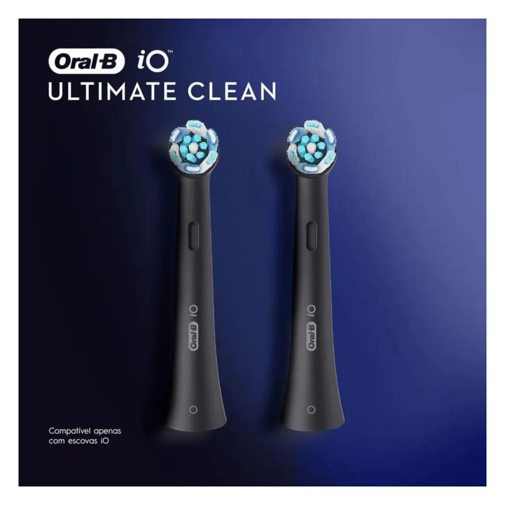 Refil Escova Elétrica Ultimate Clean Io Black 2un - Oral-b