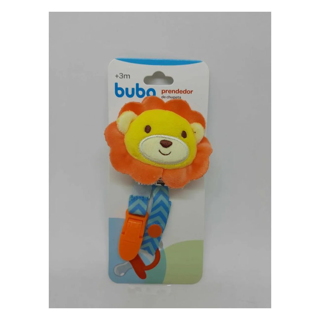 Prendedor De Chupetas Animal Fun Leão Buba