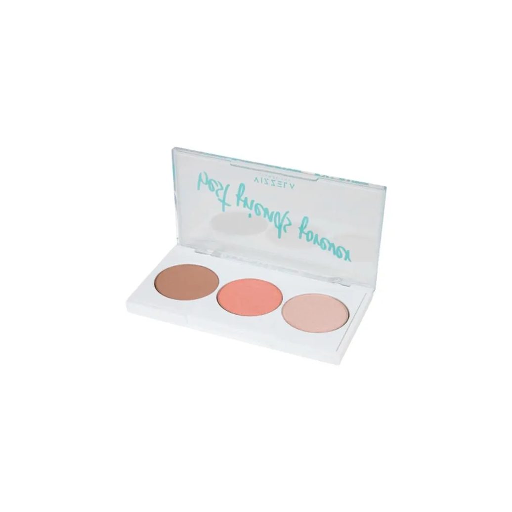 Paleta Vizzela Bff Contorno, Blush E Iluminador 01
