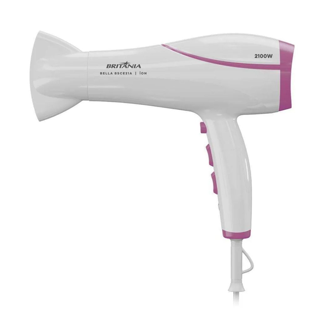 Secador De Cabelos Britânia 2100W Bella Bsce21A Bivolt