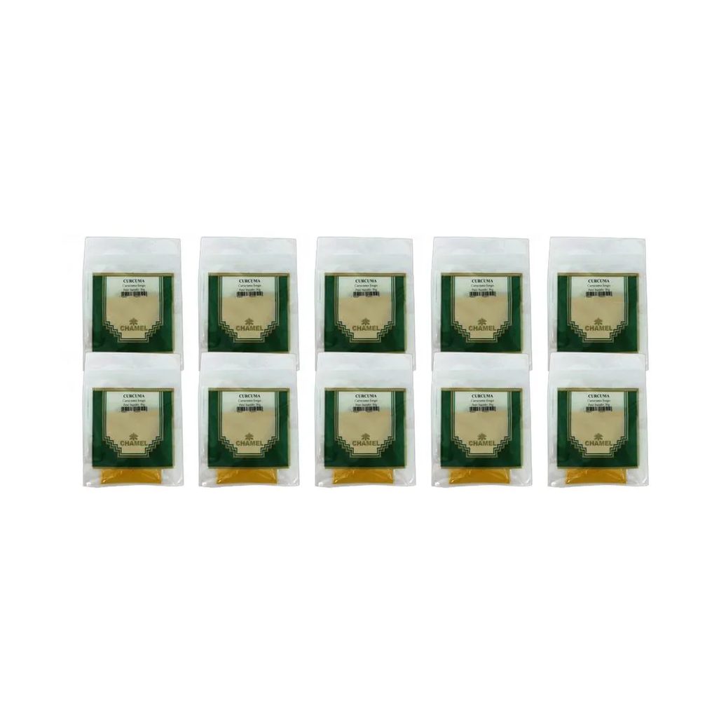 Kit 10X Pacote De Curcuma 30G - Chamel