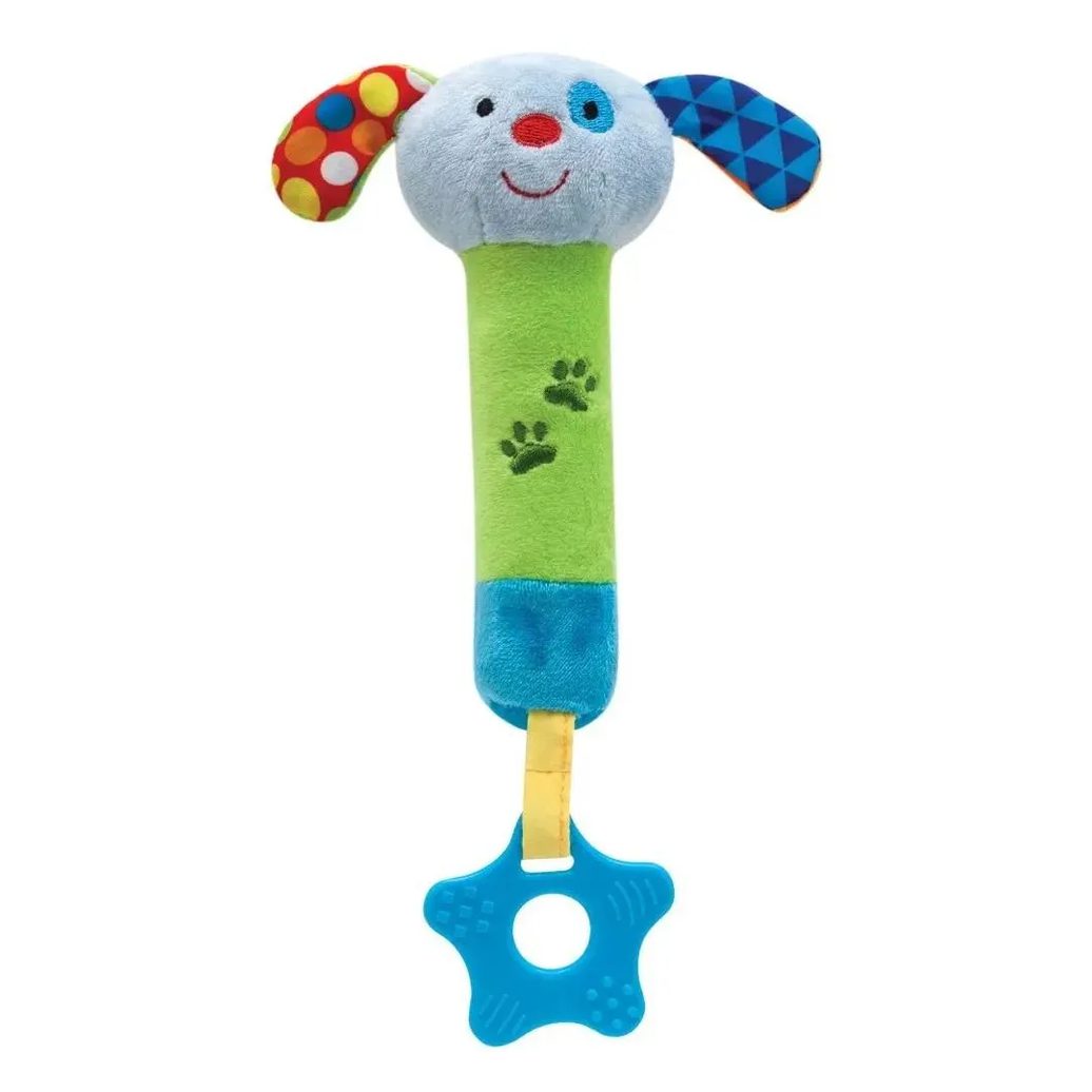 Cachorro Com Mordedor Happy Zoo +3M Buba
