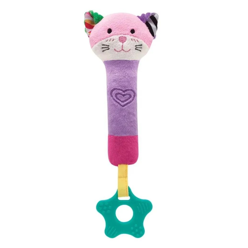 Gatinha Com Mordedor Happy Zoo +3M Buba