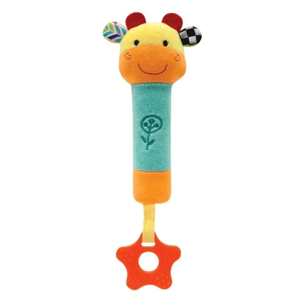 Girafa Com Mordedor Happy Zoo +3M Buba