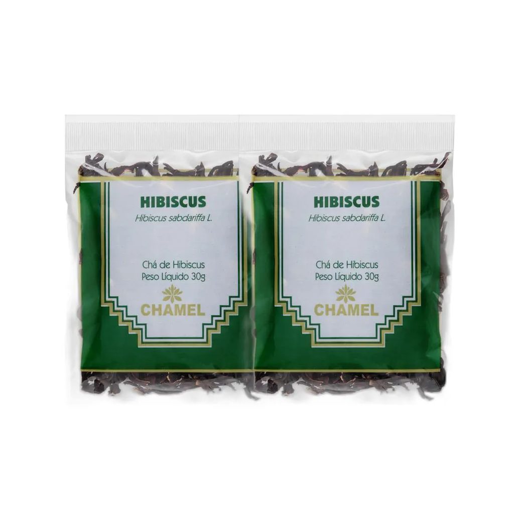 Kit 2X Chá Pacote Hibiscus 30G - Chamel