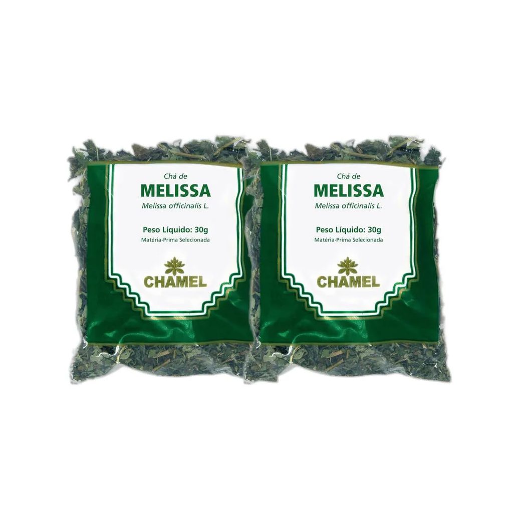 Kit 2X Chá Pacote Melissa Folhas 30G - Chamel