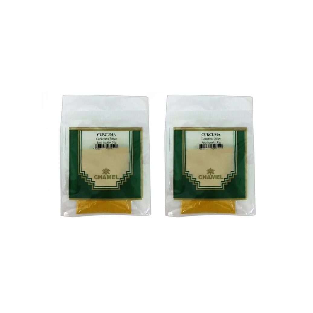 Kit 2X Pacote De Curcuma 30G - Chamel