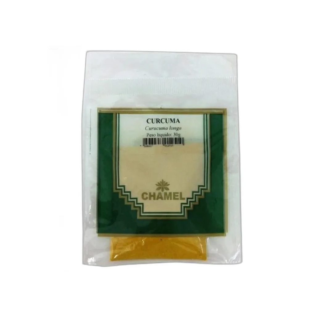Pacote De Curcuma 30G - Chamel