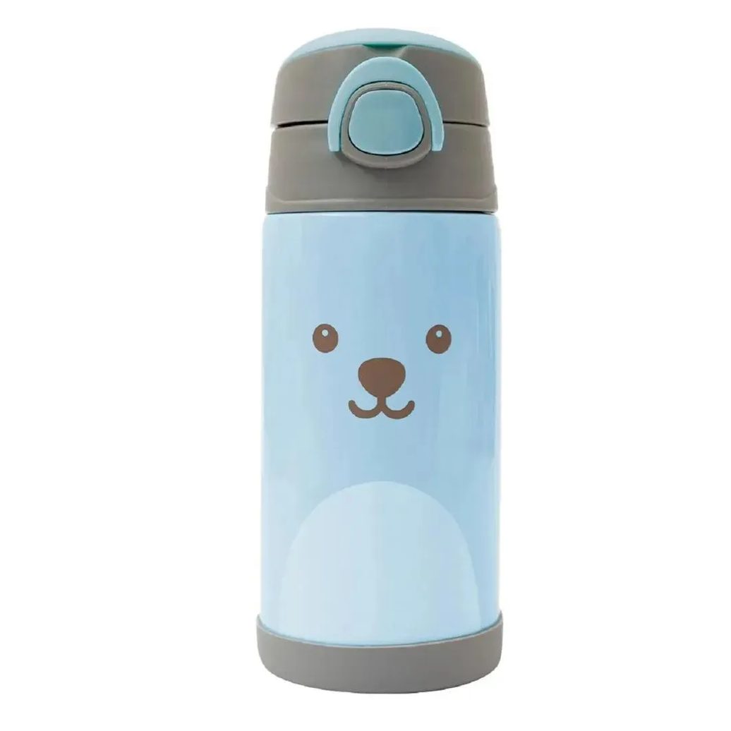 Garrafinha Térmica Gumy 420Ml Azul Buba