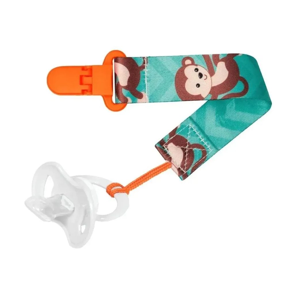Prendedor De Chupeta Animal Fun Macaco Buba