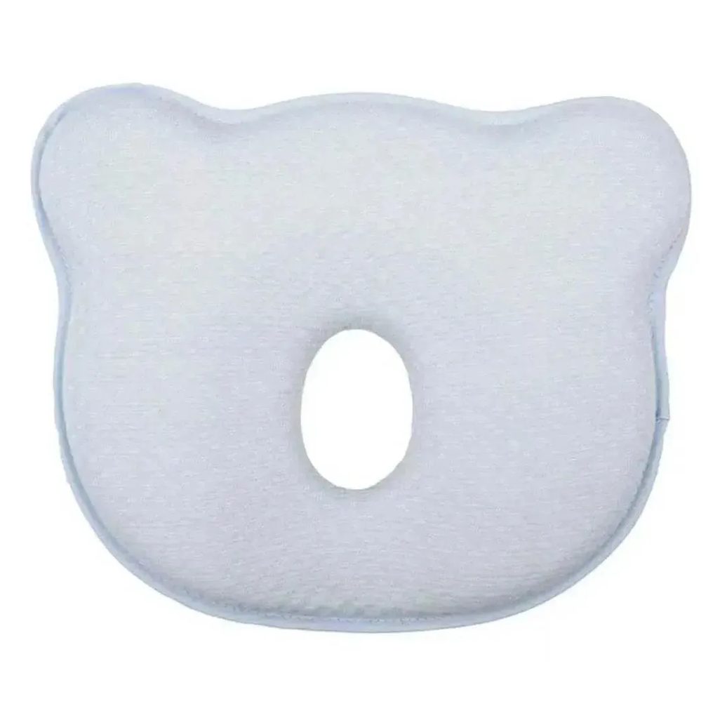 Travesseiro Anatômico Viscoelástico Urso Azul +0M Buba