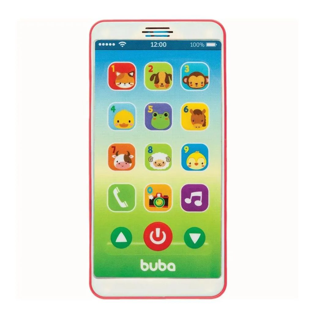 Celular Musical Baby Phone Rosa +12 Meses Buba