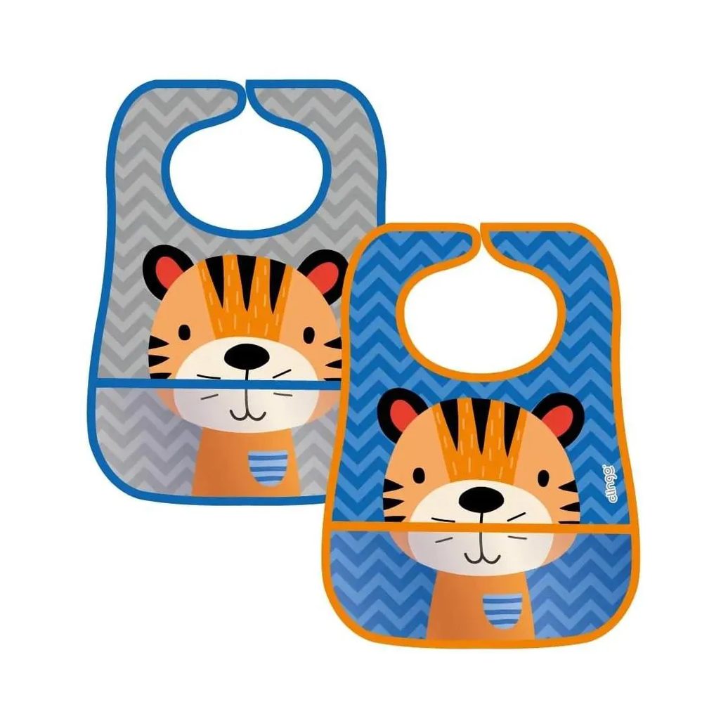 Babador Impermeável Tigre 2Und Clingo