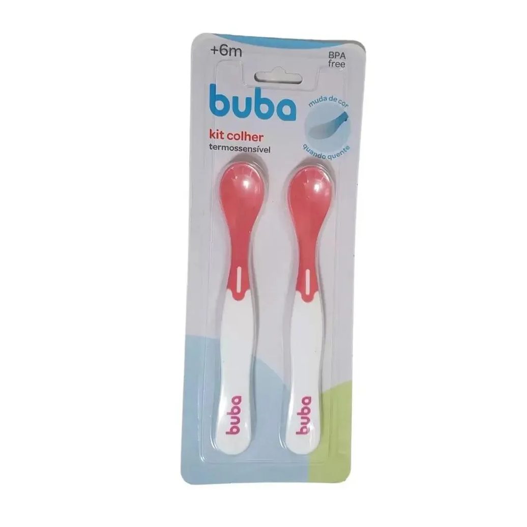 Colheres Termossensível Rosa Buba