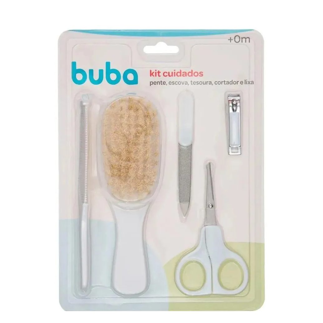 Kit Cuidados De Higiene Branco Buba