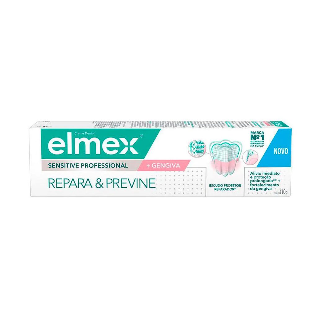 Creme Dental Elmex Sensitive Professional + Gengiva 110g