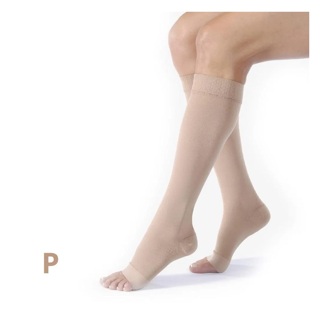 Meia de Compressão 3/4 Jobst Relief 15-20Mmhg Aberta - Bege
