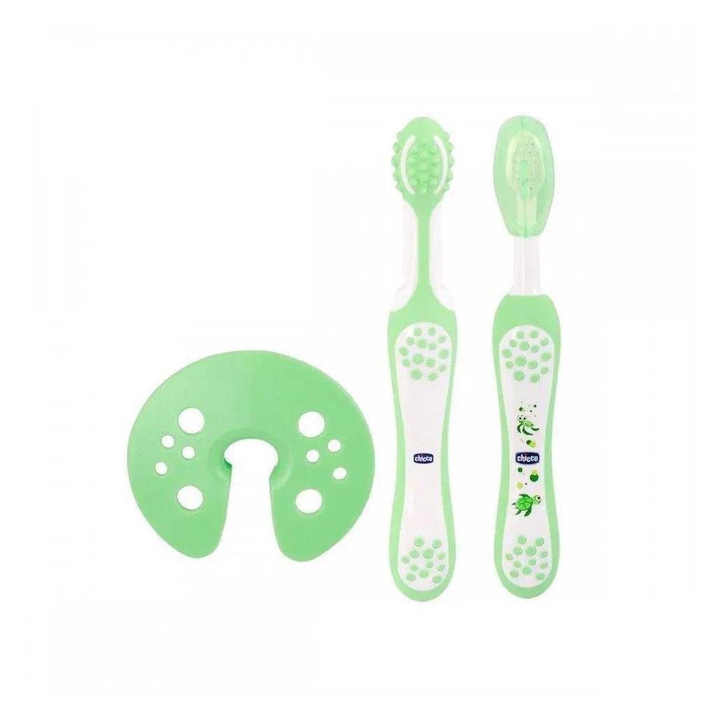 Kit Escova Aprendizagem Dental +4M Chicco