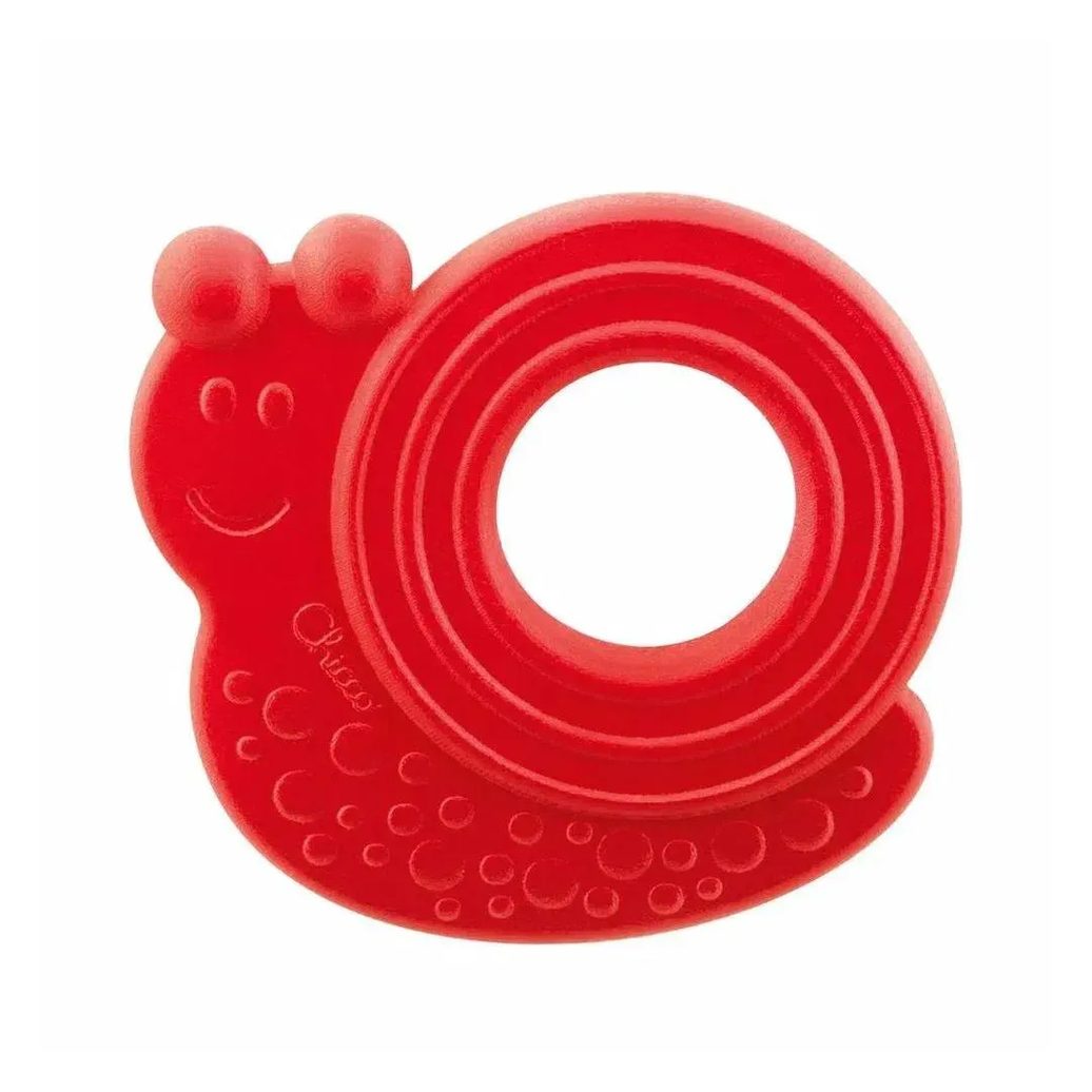 Mordedor Eco Caracol Vermelho +3M Chicco