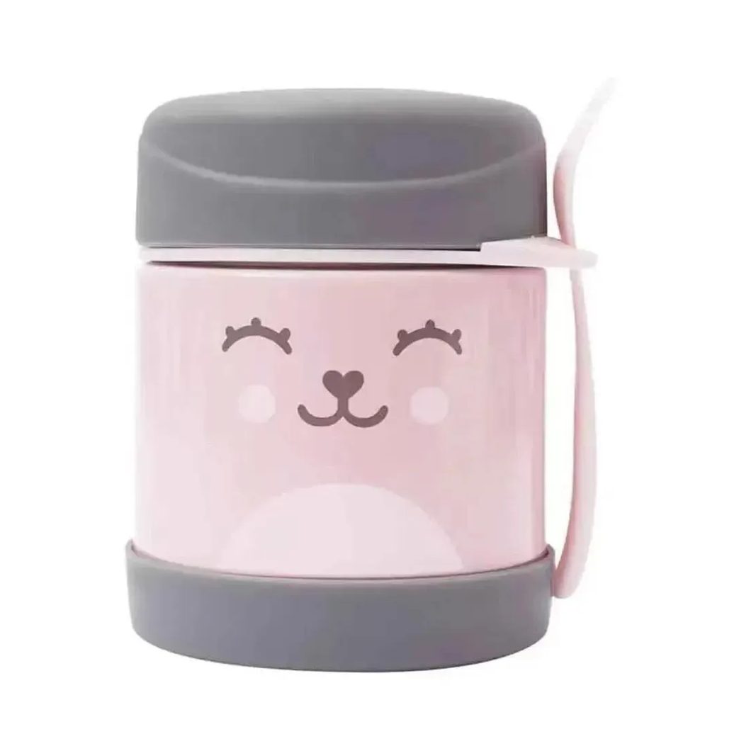 Pote Térmico Gumy 350Ml Rosa Buba