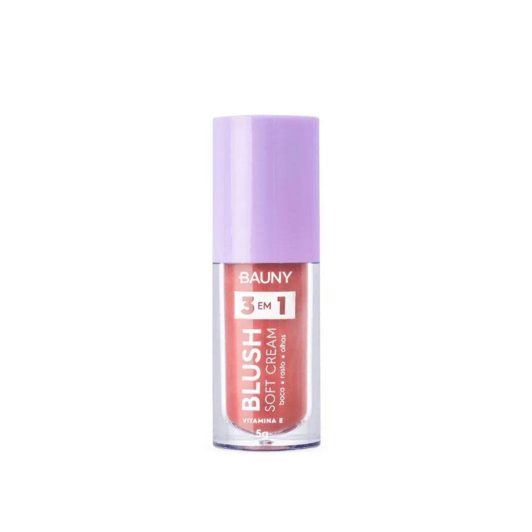 Bauny Blush Líquido Soft Cream 3 em 1 5G Cor: Sunny