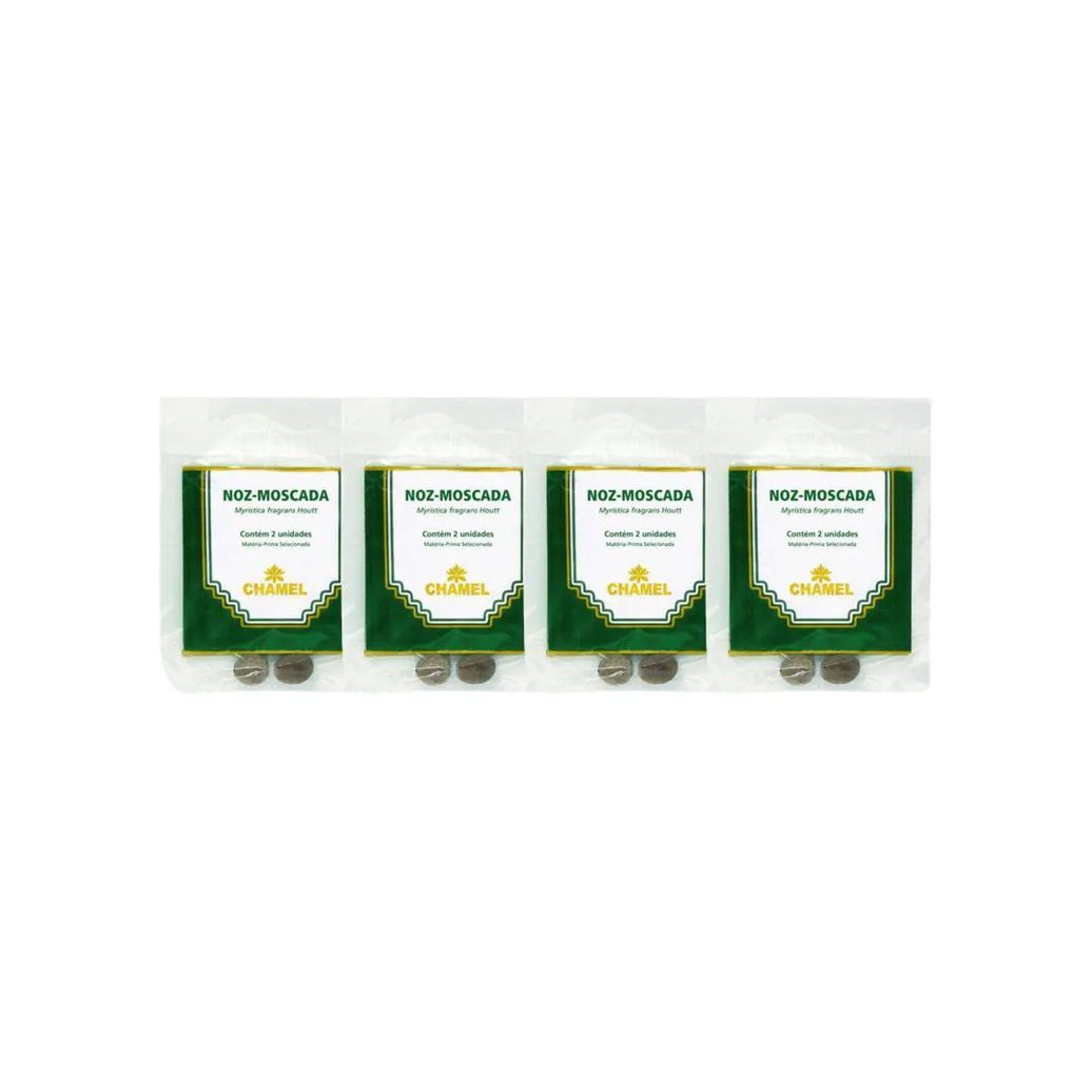 Kit 4X Pacote Noz Moscada Bola 2 Un - Chamel