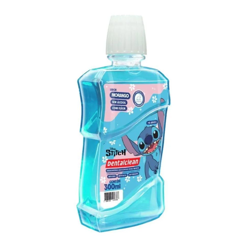 Antisséptico Bucal Infantil Stich Morango 300Ml