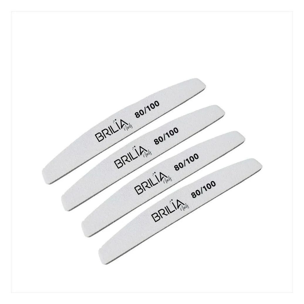 Brilia Nails Lixa Boomerang 80-100 Un|
