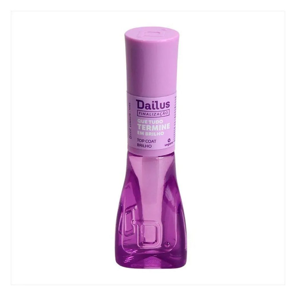Dailus Esmalte Top Coat que Tudo Termine em Brilho 8Ml