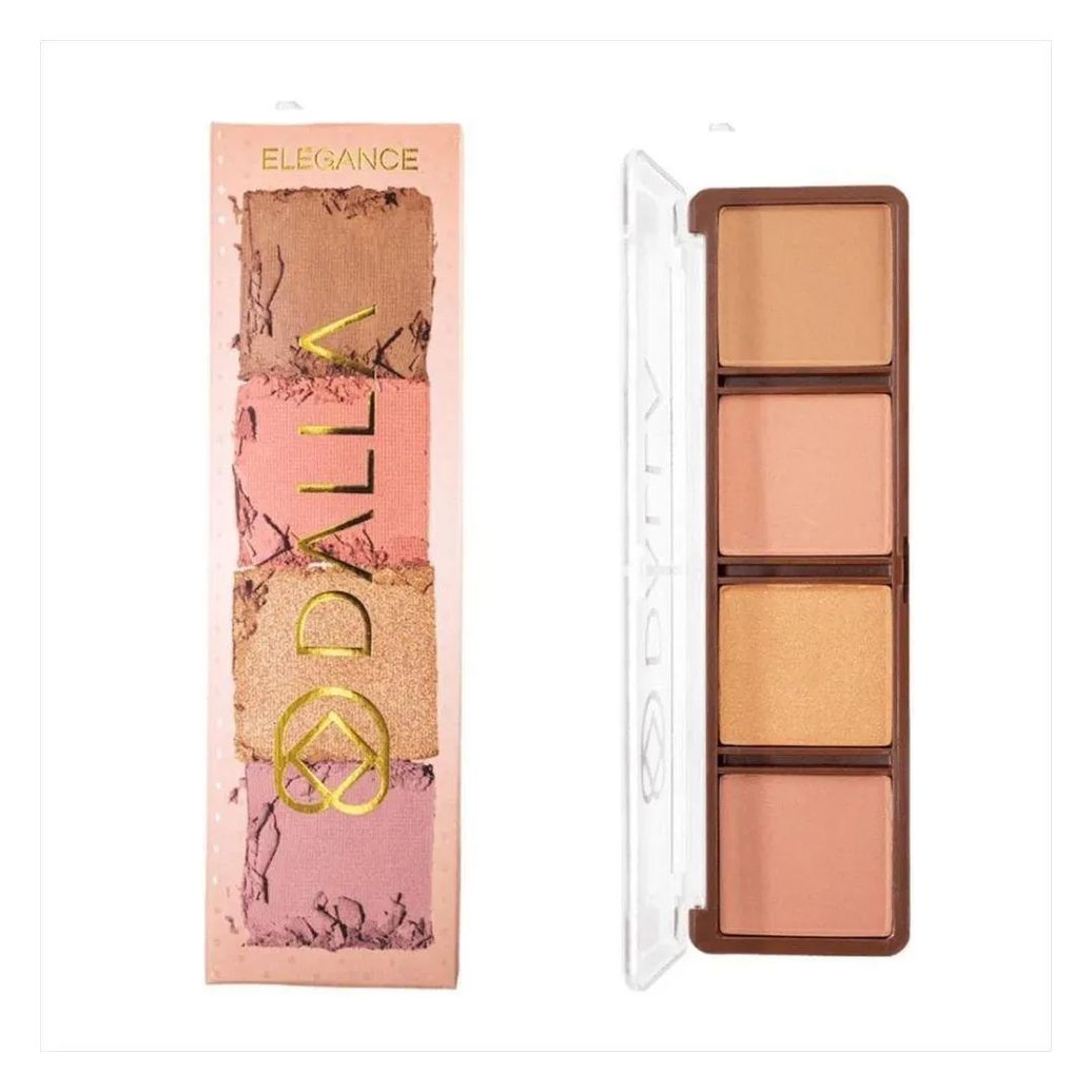 Dalla Paleta de Blush Contorno e Iluminador Elegance 14G