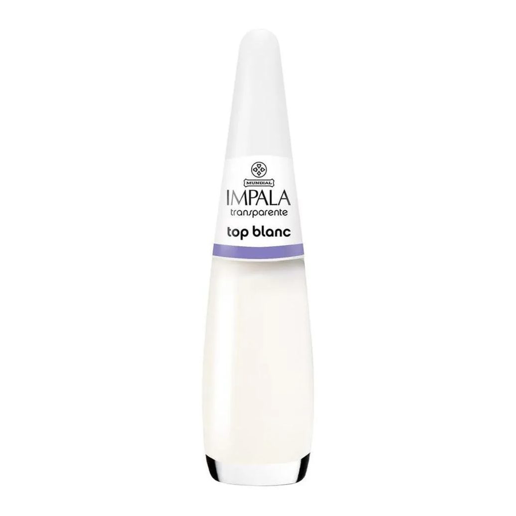 Impala Esmalte a Cor da Moda Transparente Top Blanc 7,5Ml