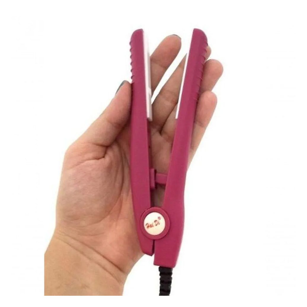 Mini Chapinha Prancha Portátil Alisa e Ondula Viajem - Roxo Bivolt