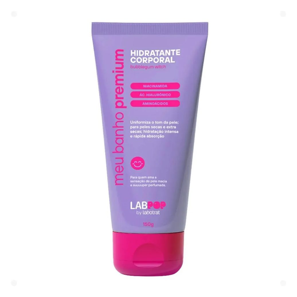 Hidratante Corporal Labpop By Labotrat Meu Banho Premium Bubblegum Witch 150g