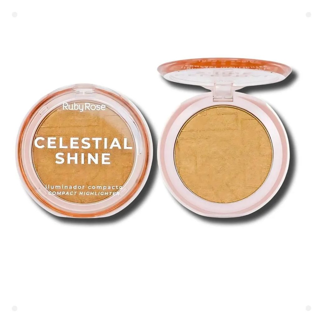 Iluminador Compacto Ruby Rose Celestial Shine Glowing Embers Hb-m701-5