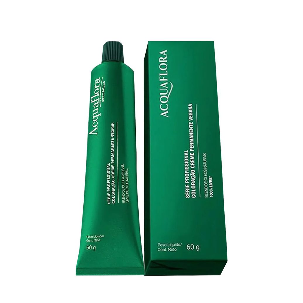 Acquaflora Vegana 1.1 Preto Azulado - Coloração Permanente 60g