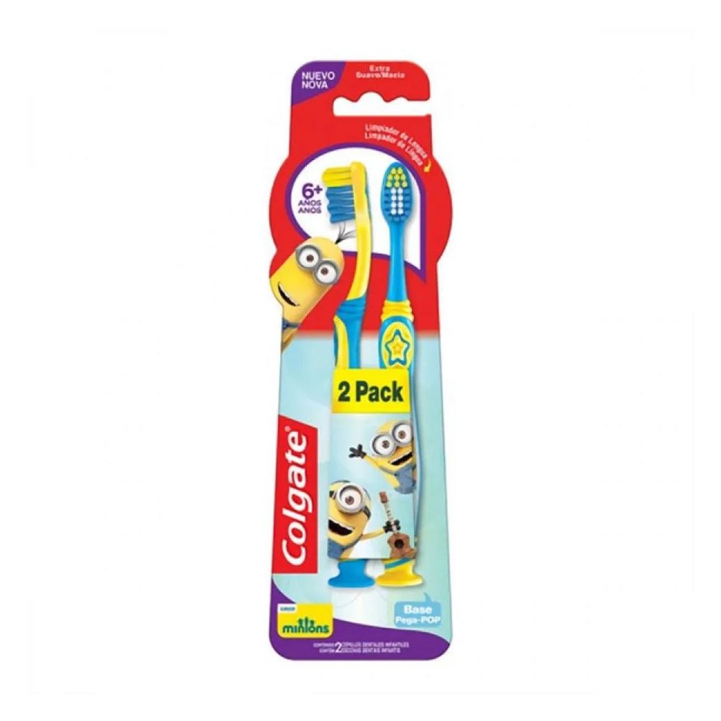 Escova Dental Colgate Minions C/2 unidades