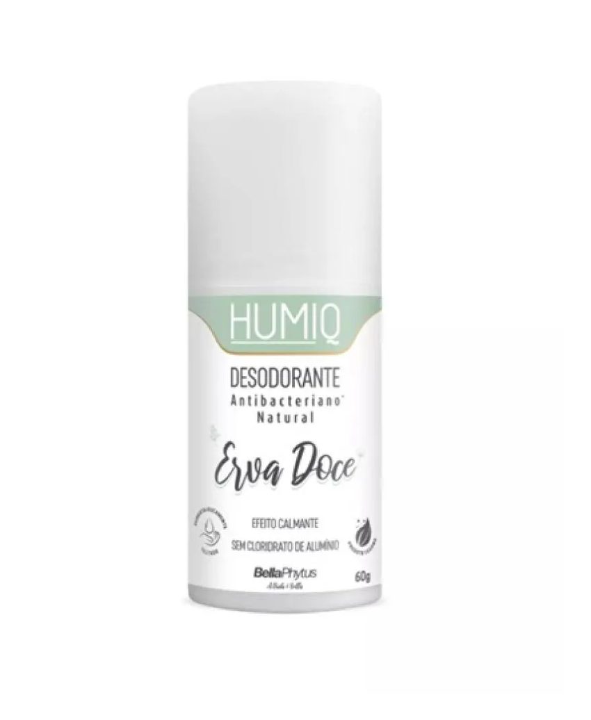 Humiq Erva Doce Desodorante Natural Bellaphytus 60G