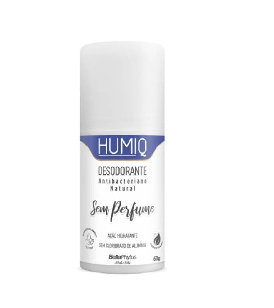 Humiq sem Perfume Desodorante Natural Bellaphytus 60G