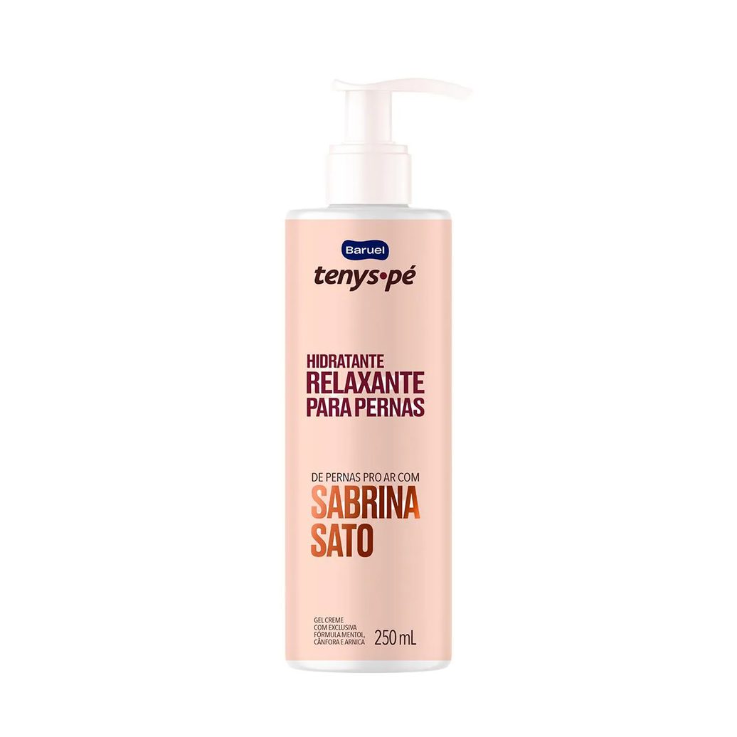 Hidratante Relaxante para as Pernas Tenys Pé Baruel Sabrina Sato 250ml