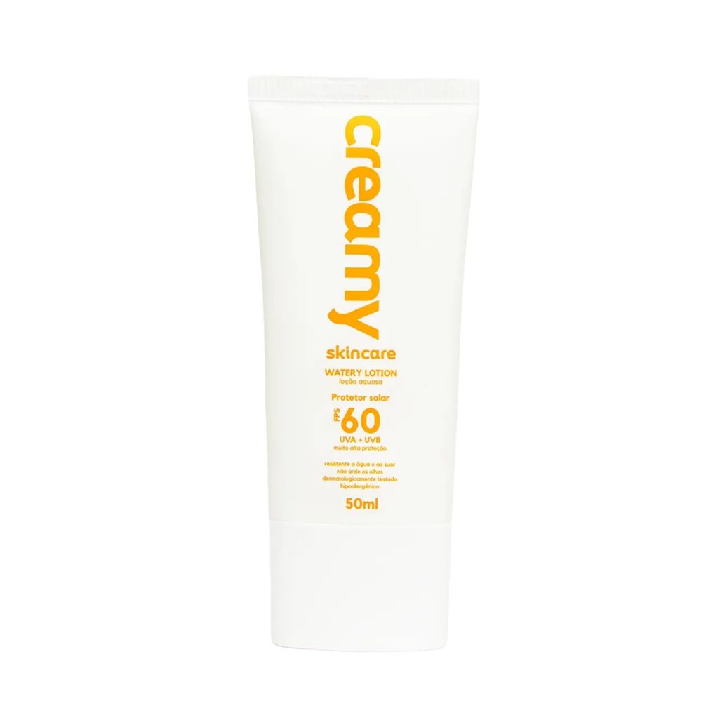 Protetor Solar Facial Loção FPS 60 Creamy 50ml