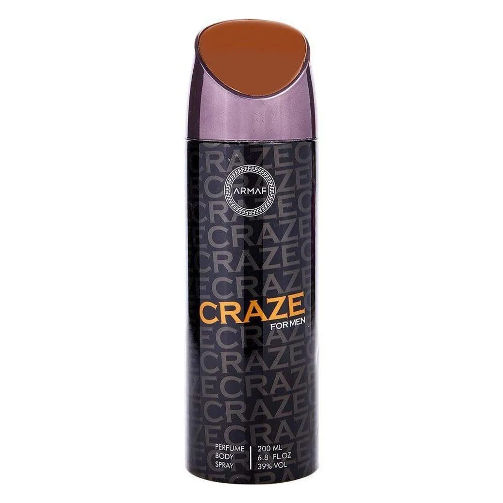 Água de Cheiro Masculina Armaf Craze Spray Corporal 200Ml
