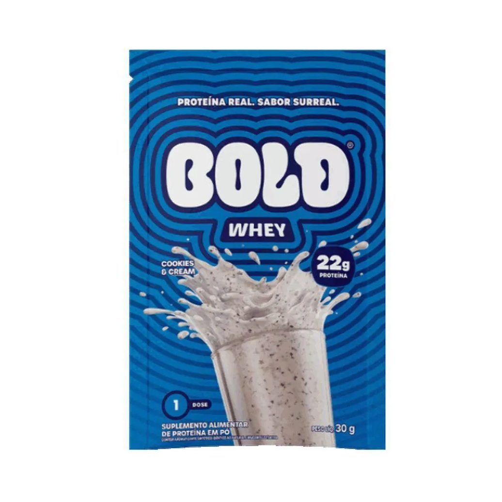 Bold Whey 30G Sabor Cookies e Cream