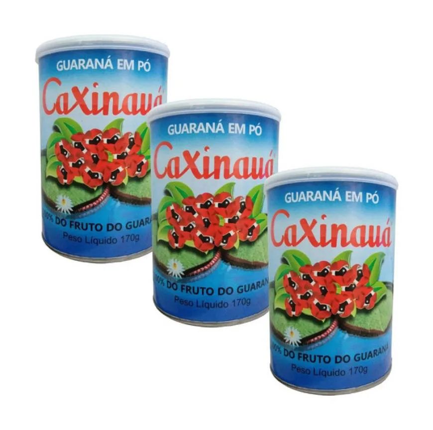 Kit 3Un Guaraná em Pó Natural 170G