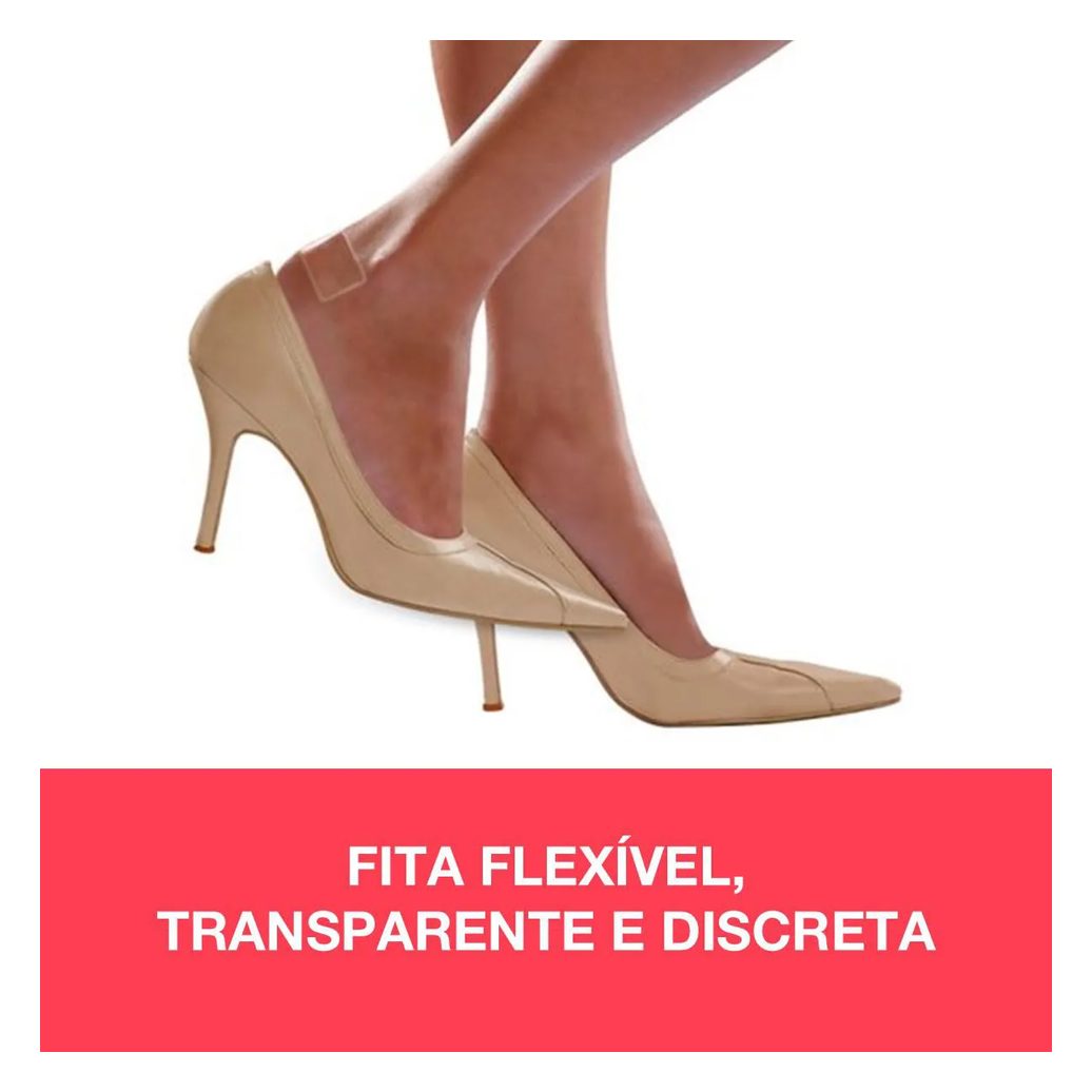 Fita Protetora para os Pés Nexcare Transparente com 1 rolo de 25mmx3m