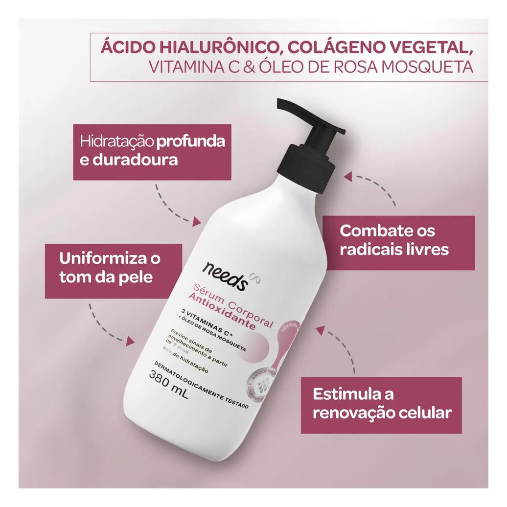 Sérum Corporal Antioxidante Needs 380ml