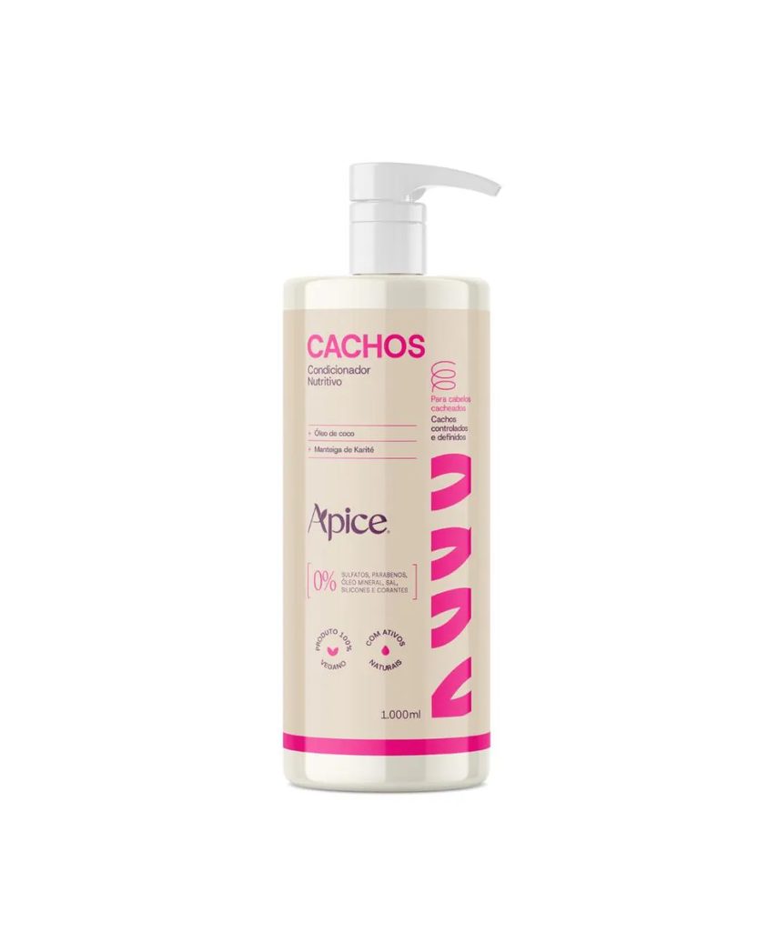 Condicionador Cachos Nutritivo Apice Nova Fragrância 1000Ml